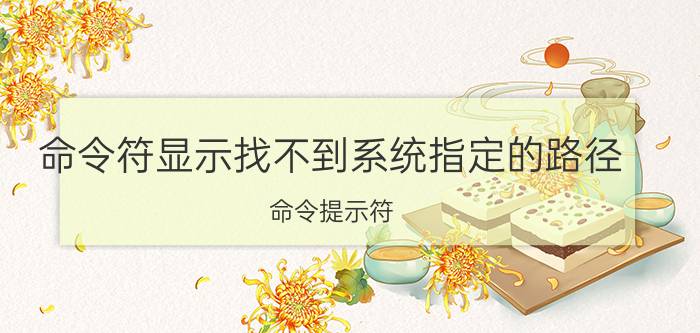 命令符显示找不到系统指定的路径 命令提示符 找不到路径 错误解决方法